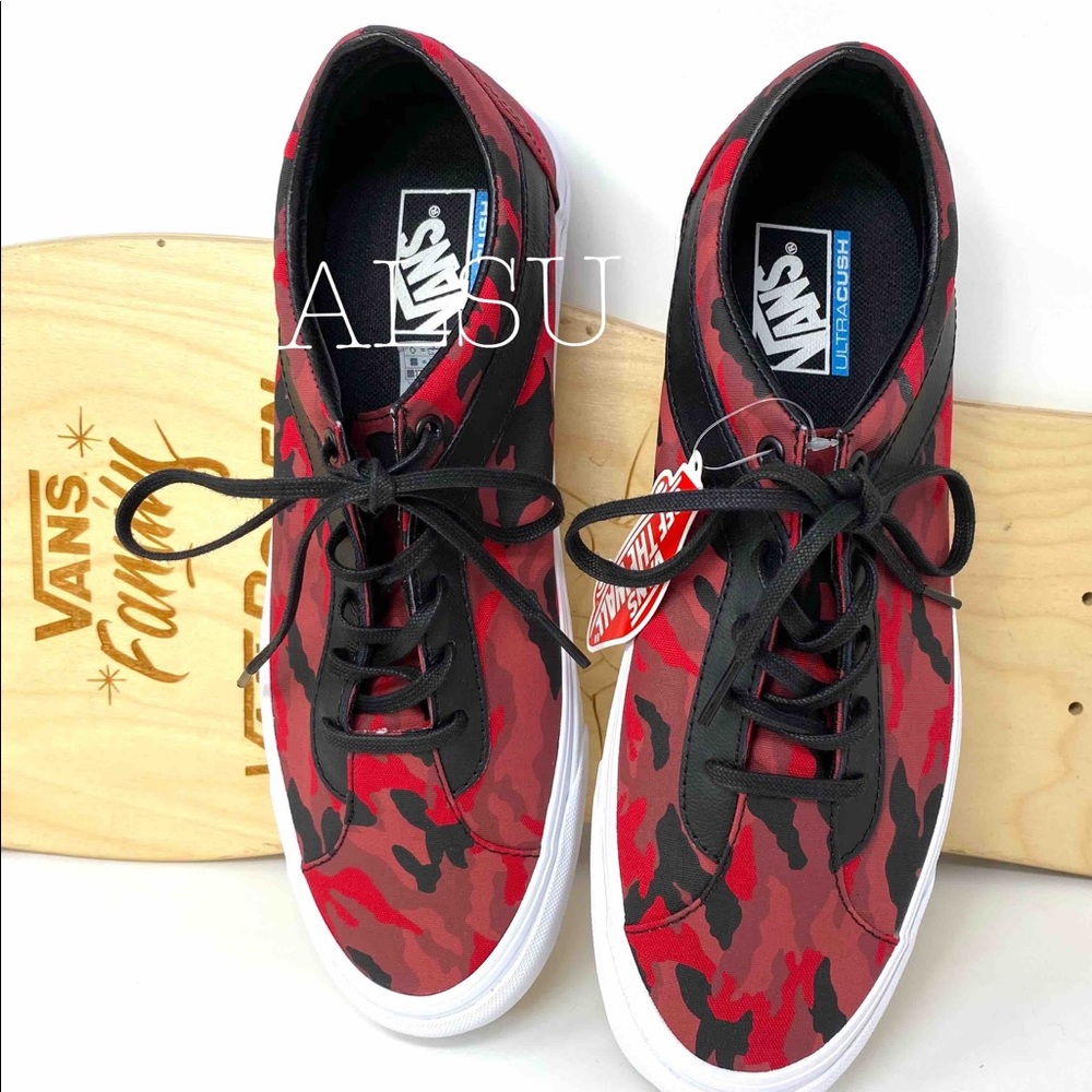 VANS BOLD Ni No limit Camo Red Women’s Sneakers - Picture 8 of 10